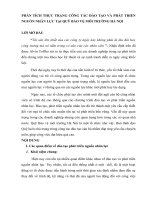 Phân tích thực trạng công tác đào tạo và phát triển nguồn nhân lực tại quỹ bảo vệ môi trường hà nội 