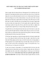 Hoàn thiện công tác đào tạo và phát triển nguồn nhân lực tại bệnh viện bạch mai