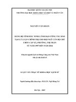 Đảng bộ tỉnh Bắc Ninh lãnh đạo công tác đào tạo lý luận chính trị cho đội ngũ cán bộ chủ chốt cấp xã, phưởng, thị trấn từ năm 1997 đến năm 2014