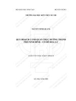 Quy hoạch cảnh quan trục đường thành phố ninh bình   cố đô hoa lư (tt) 