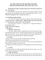 Dạy Học Theo Chủ Đề Tích Hợp Liên Môn Chủ Đề Thơ Trung Đại Việt Nam- Ngữ Văn 7