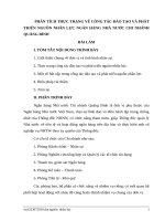 Phân tích thực trạng về công tác đào tạo và phát triển nguồn nhân lực ngân hàng nhà nước chi nhánh quảng bình 
