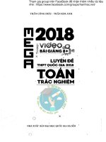Mega luyện đề THPT quốc gia 2018 toán trắc nghiệm