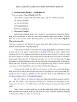 Tiểu luận môn ngân hàng thương mại phân tích đánh giá hoạt động của công ty cổ phần kinh đô thông qua hệ thống báo cáo tài chính 