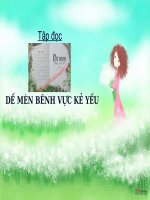 Tap doc De Men benh vuc ke yeu1