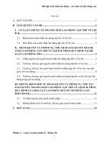 Thẩm quyền và trình tự, thủ tục giải quyết tranh chấp lao động tập thể về lợi ích theo quy định tại BLLĐ 2012   những điểm mới so với pháp luật hiện hành 