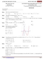 Tài liệu HOT Đề thi thử Toán THPT Quốc gia 2018 (có đáp án có lời giải chi tiết)
