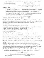 ĐỀ THI  HỌC SINH GIỎI 12 TOÁN 2017 2018