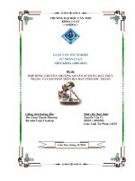 LUẬN văn LUẬT tư PHÁP hợp ĐỒNG CHUYỂN NHƯỢNG QUYỀN sử DỤNG đất THỰC TRẠNG và GIẢI PHÁP TRÊN địa bàn TỈNH sóc TRĂNG 