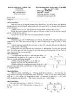 ĐỀ THI HSG VẬT LÝ LỚP 9 CHÂU ĐỐC