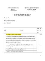 đề thi trắc nghiệm pháp luật đại cương