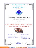 LUẬN văn LUẬT tư PHÁP DỊCH vụ TRUNG GIAN THƯƠNG mại ở VIỆT NAM THỰC TIỄN và HƯỚNG HOÀN THIỆN 