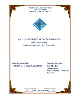 LUẬN văn sư PHẠM vật lý các LOẠI KÍNH HIỂN VI và CÁCH bảo QUẢN 