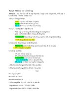 Bài tập ôn môn Quản lý chất thải rắn và chất thải nguy hại