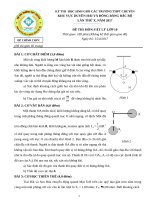 ĐỀ THI HSG VẬT LÝ LỚP 10