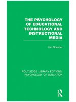 The psychology of educational technology and instructional media
