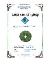 LUẬN văn sư PHẠM vật lý NĂNG LƯỢNG XANH   nguyễn thị nở 