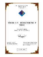 LUẬN văn sư PHẠM vật lý tìm HIỂU về DETECTOR NHẤP NHÁY 