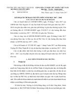 KE HOACH CHUYÊN MÔN TRƯỜNG TIỂU HỌC PHÚC THUẬN III NĂM HỌC 2017 2018