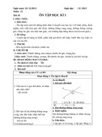 Giáo án hình học lớp 7 tiết 30 31