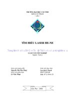 LUẬN văn sư PHẠM vật lý tìm HIỂU LASER HE NE 