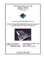LUẬN văn sư PHẠM vật lý sử dụng mindgenius education xây dựng sơ đồ tư duy hỗ trợ dạy học vật lý 12 nâng cao 
