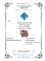 LUẬN văn sư PHẠM vật lý tìm HIỂU hạt ELECTRON TRONG vật lí học 