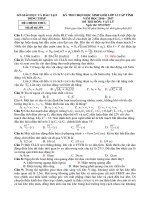  ĐỀ THI HSG VẬT LÝ LỚP 12