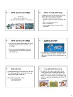 bài giảng kinh tế thương mại