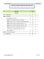 GIẢI BÀI TẬP HÓA HỌC BẰNG PHƯƠNG PHÁP ĐỒ THỊ