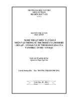 LUẬN văn sư PHẠM NGỮ văn NGHỆ THUẬT MIÊU tả tâm lí NHÂN vật TRONG sử THI ÔĐIXÊ của HOMERE ( HI lạp   cổ đại) và sử THI RAMAYANA của VANMIKI ( ấn độ   cổ đại) 