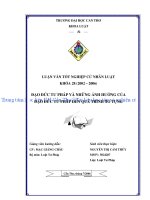 LUẬN văn LUẬT tư PHÁP ðạo ðức tư PHÁP và NHỮNG ẢNH HƯỞNG của ðạo ðức tư PHÁP ðến QUÁ TRÌNH tố TỤNG 