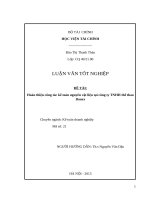 Luận văn tốt nghiệp hoàn thiện công tác kế toán nguyên vật liệu tại công ty TNHH thể thao donex 