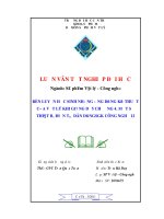 LUẬN văn sư PHẠM vật lý rèn LUYỆN học SINH NHỮNG ỨNG DỤNG kỹ THUẬT của vật lý KHI GIẢNG dạy CHƯƠNG 4  một số THIẾT bị điện tử dân DỤNG SGK CÔNG NGHỆ 12 