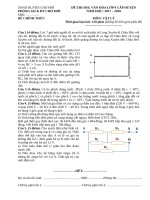 ĐỀ THI HSG VẬT LÝ LỚP 9 AN GIANG