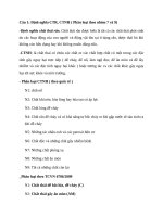 Đề cương môn Quản lý Chất thải rắn và chất thải nguy hại