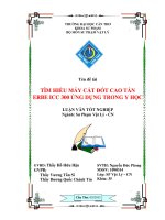 LUẬN văn sư PHẠM vật lý tìm HIỂU máy cắt đốt CAO tần ERBE ICC 300 ỨNG DỤNG TRONG y học 