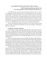 ĐẠI TƯỚNG võ NGUYÊN GIÁP với ân TÌNH xứ NGHỆ (tt) 