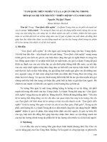 “TAM QUỐC DIỄN NGHĨA” của LA QUÁN TRUNG TRONG mối QUAN hệ với THUYẾT “THIÊN MỆNH” của NHO GIÁO (tt) 