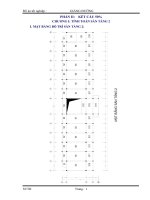 Thuyết minh tính toán kết cấu bê tông cốt thép