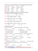 35 câu hỏi ôn tập kiến thức Tiếng anh lớp 10 file word có lời giải chi tiết