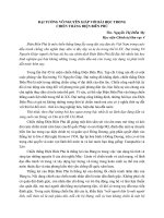 ĐẠI TƯỚNG võ NGUYÊN GIÁP với bài học TRONG CHIẾN THẮNG điện BIÊN PHỦ (tt) 