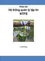 Khảo sát hệ thống NTFS