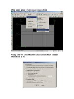 Các chia sàn giả trong sap 2000