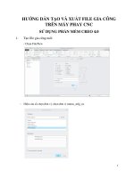 HƯỚNG DẪN TẠO VÀ XUẤT FILE GIA CÔNG TRÊN MÁY PHAY CNC