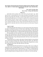 ĐẠI TƯỚNG võ NGUYÊN GIÁP với QUYẾT ĐỊNH CHUYỂN PHƯƠNG CHÂM tác CHIẾN từ “ĐÁNH NHANH, GIẢI QUYẾT NHANH” SANG “ĐÁNH CHẮC, TIẾN CHẮC” (tt) 