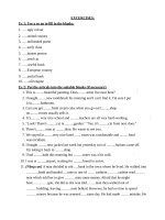 Bài tập về mạo từ .Hay~~~