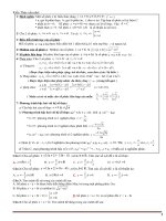 Bài tập trắc nghiệm số phức có đáp án