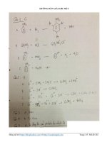 Hướng dẫn giải đề thi thử môn Hóa 1 năm 2018