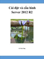 Cài đặt và cấu hình server 2012 r2